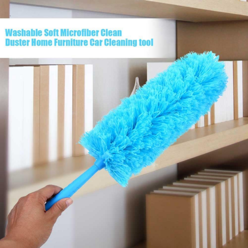 Microfiber Duster with 90° Bendable Head – 22", Washable