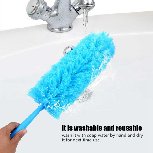 Microfiber Duster with 90° Bendable Head – 22", Washable
