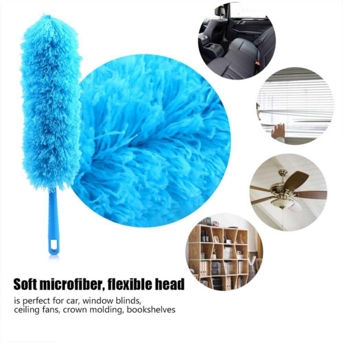 Microfiber Duster with 90° Bendable Head – 22", Washable