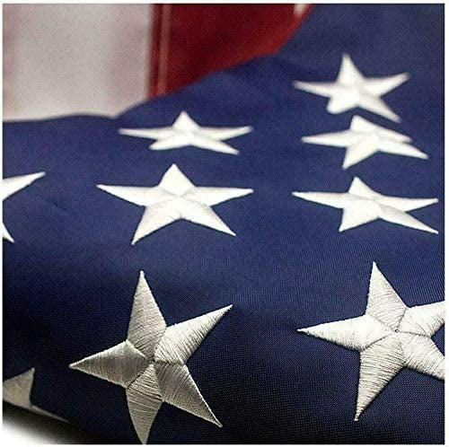 American Flag – Heavy-Duty Embroidered Stars, All-Weather Outdoor
